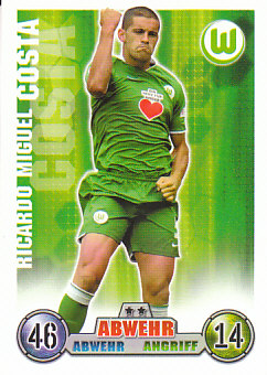 Ricardo Miguel Costa VfL Wolfsburg 2008/09 Topps MA Bundesliga #310